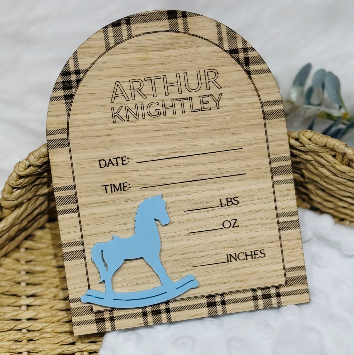 Personalised baby Birth / Name Announcement.