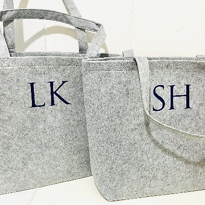 Personalised Felt Shopper Bag
