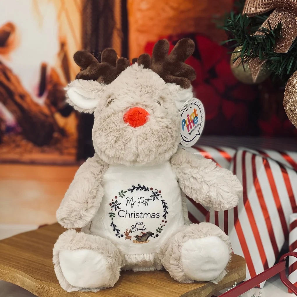Reindeer Christmas Teddy - My first christmas