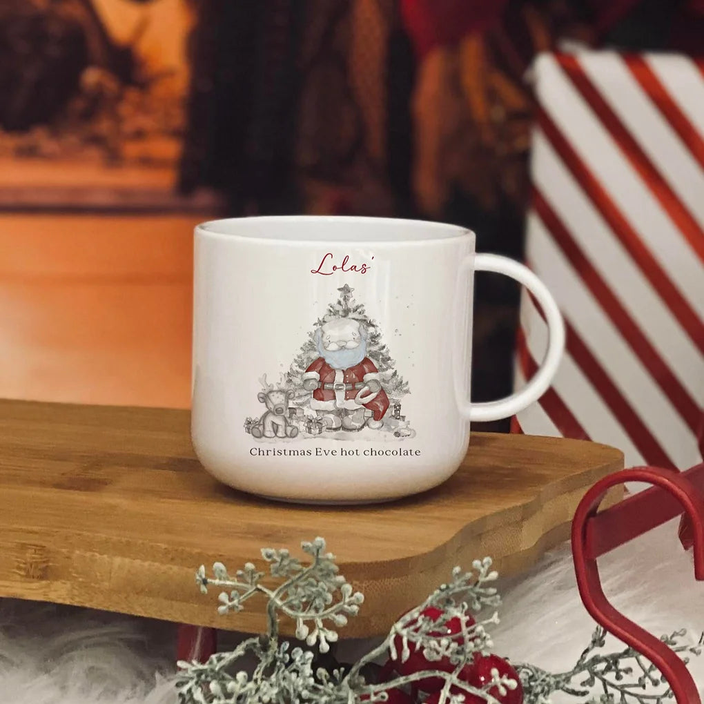 Personalised father christmas 6oz unbreakable kids mug