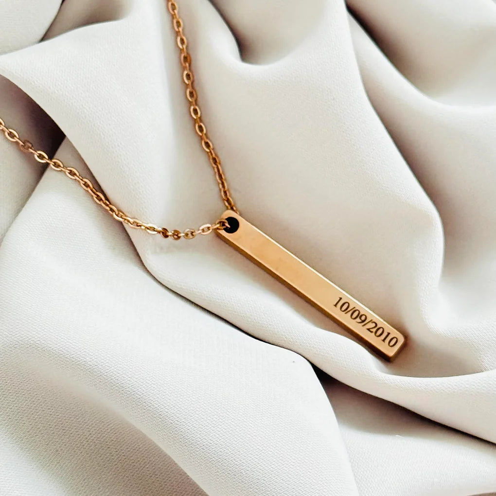 Personalised Bar Necklace