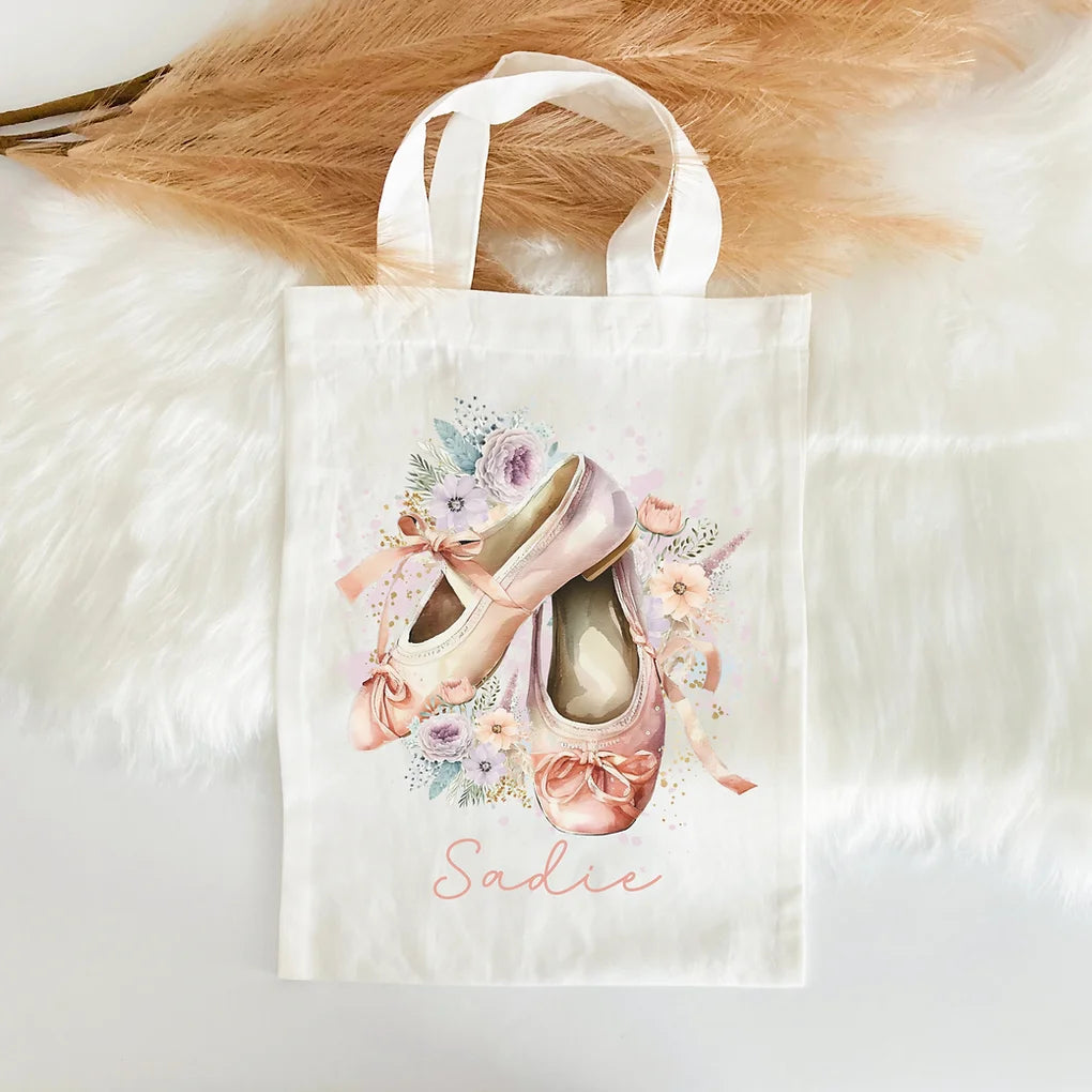 Personalised ballet shoes mini tote Bag