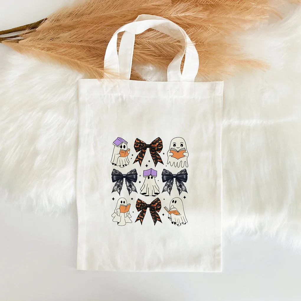 Ghost Coquette Trick or treat kids mini tote Bag