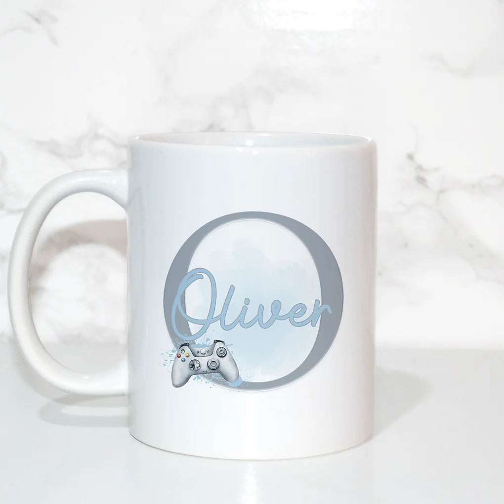 Personalised Mug - Gamer - Blue