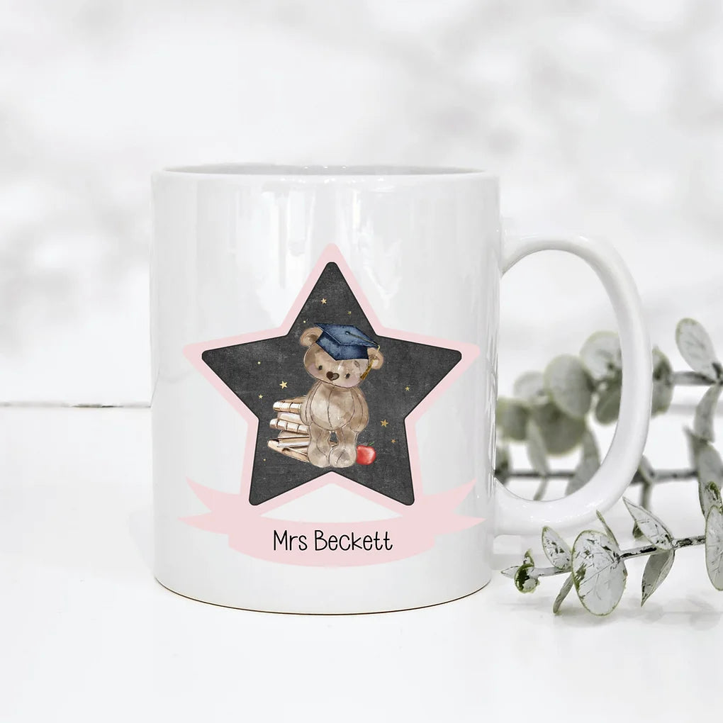 Personalised Teacher gift - Teacher Bear 11oz Mug