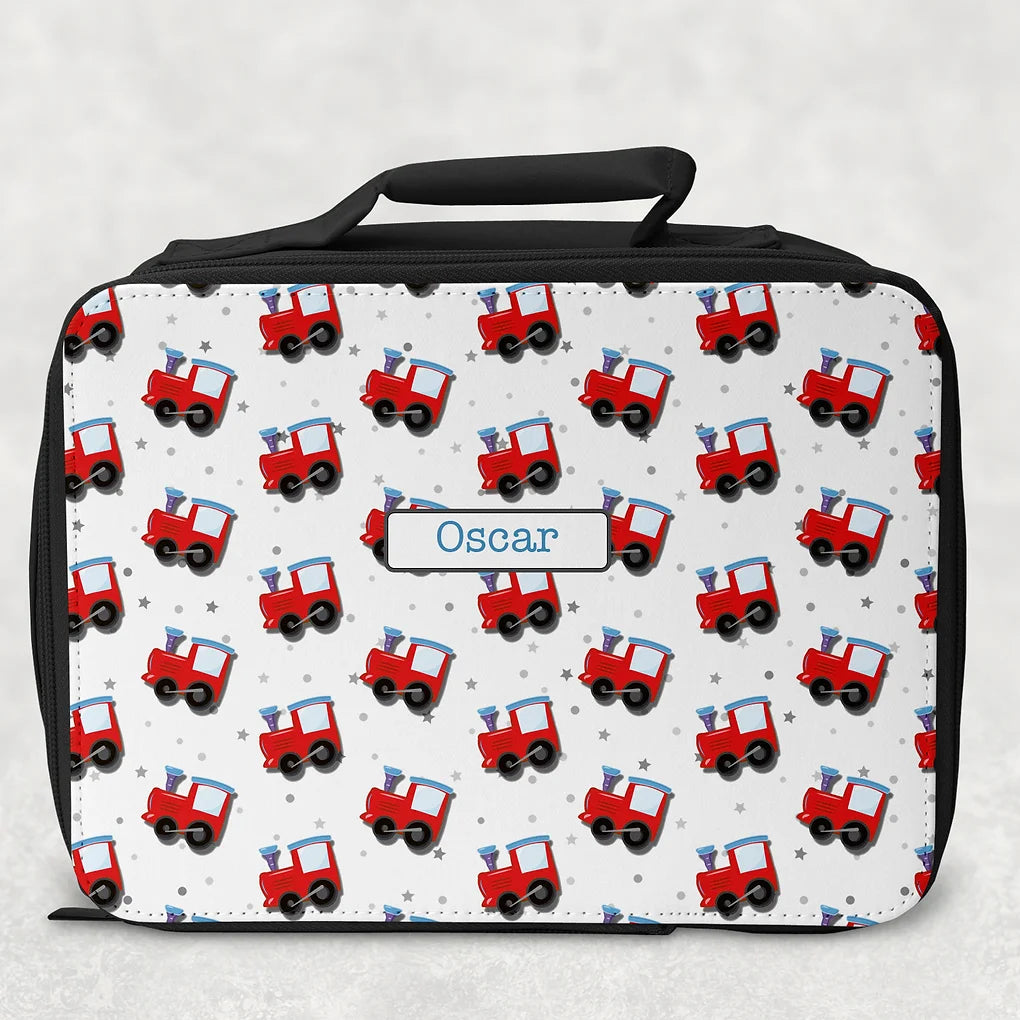 Personalised Lunch Bag - Train theme.