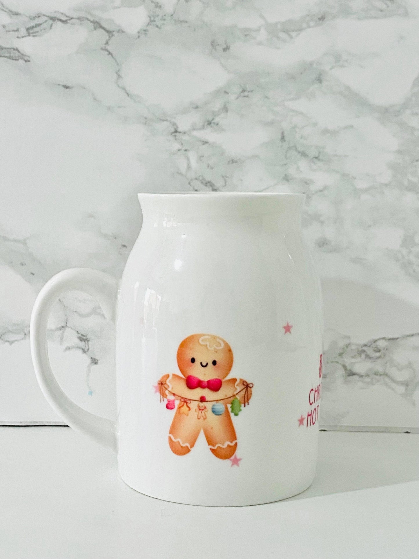 Children's Christmas eve mug - Ginger Bread Man - Children's mug