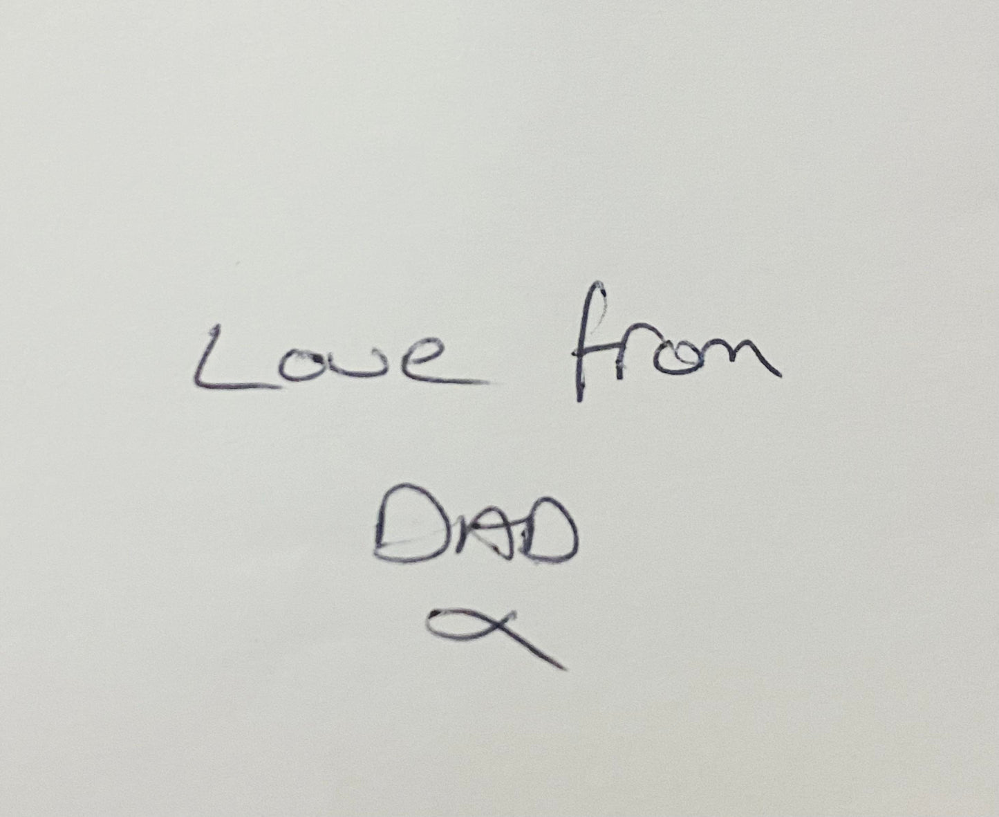 Memorial Heart engraved handwriting Keyring