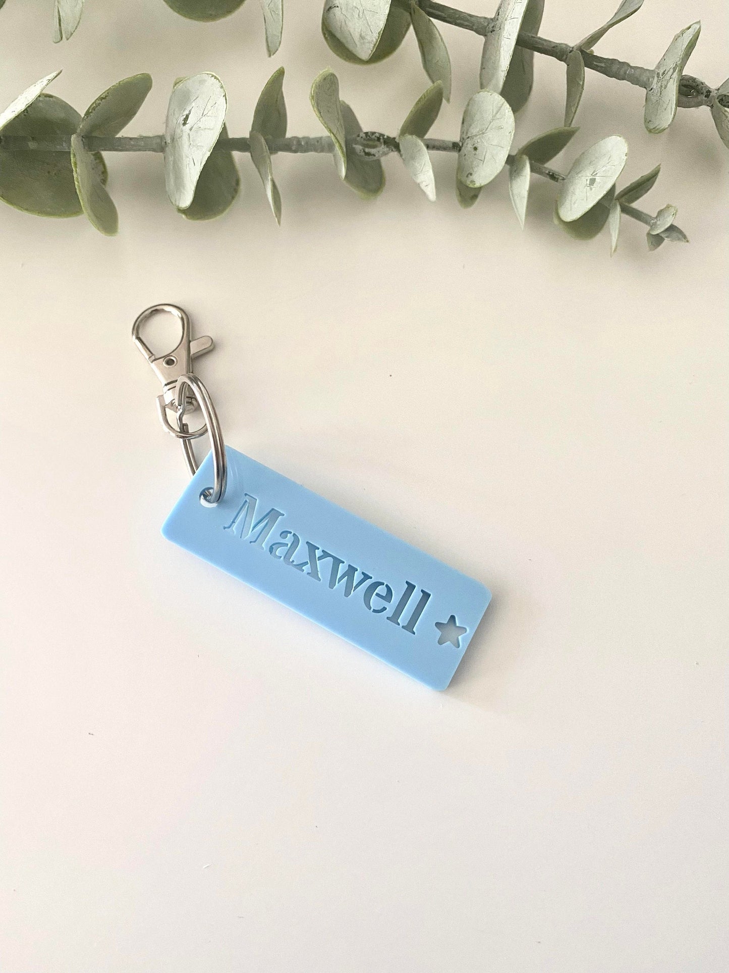 Personalised Children's Acrylic Bag Tag - Key ring - Name Tag - Back To School - Party Bag Gifts