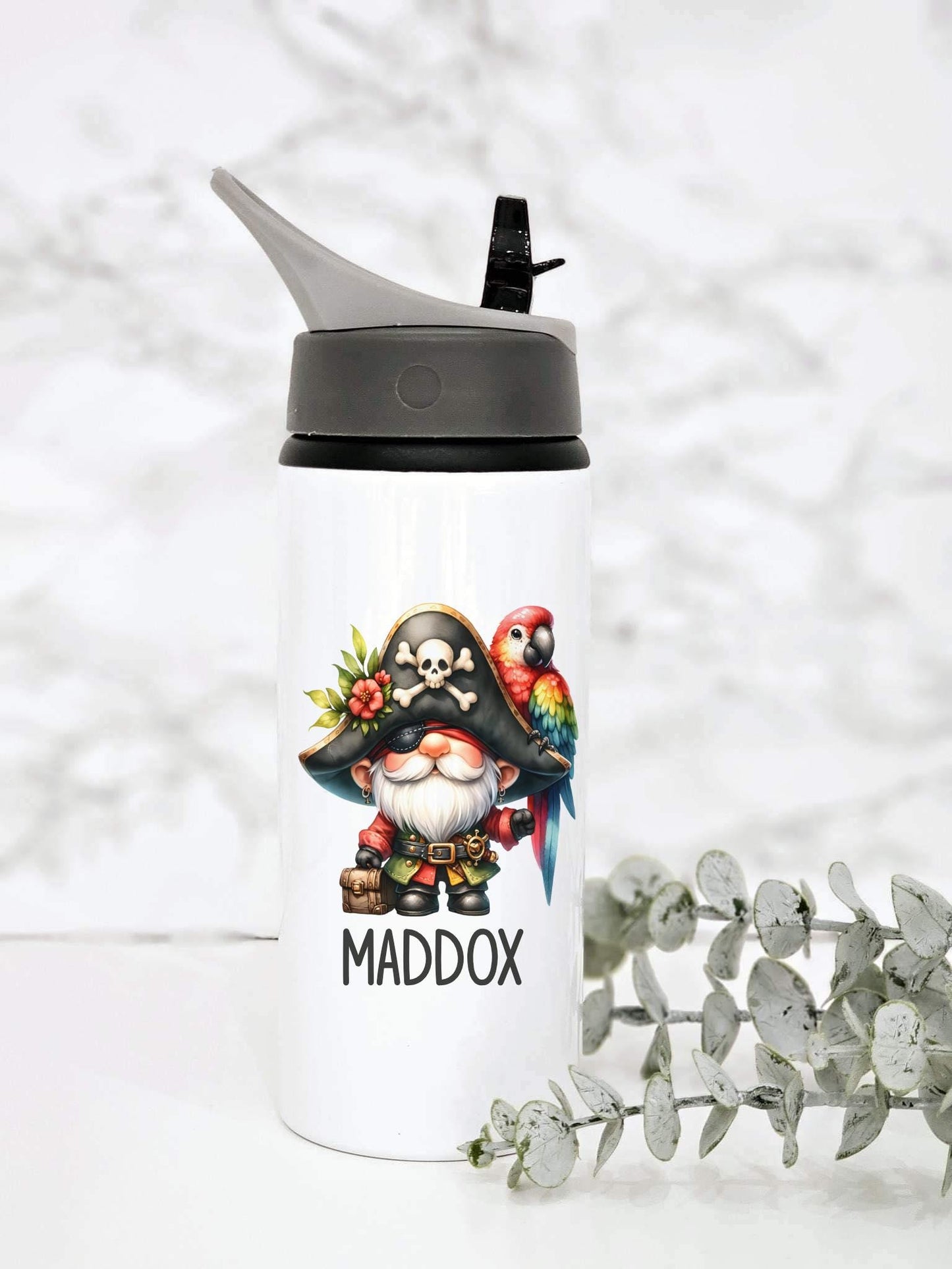 Personalised bottle - Pirate theme- school bottle