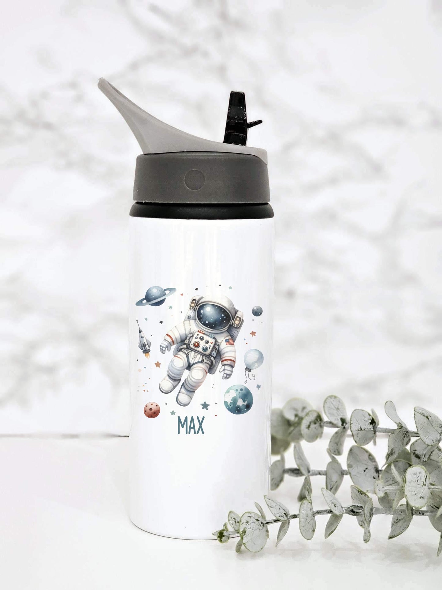 Personalised bottle - Space theme- school bottle