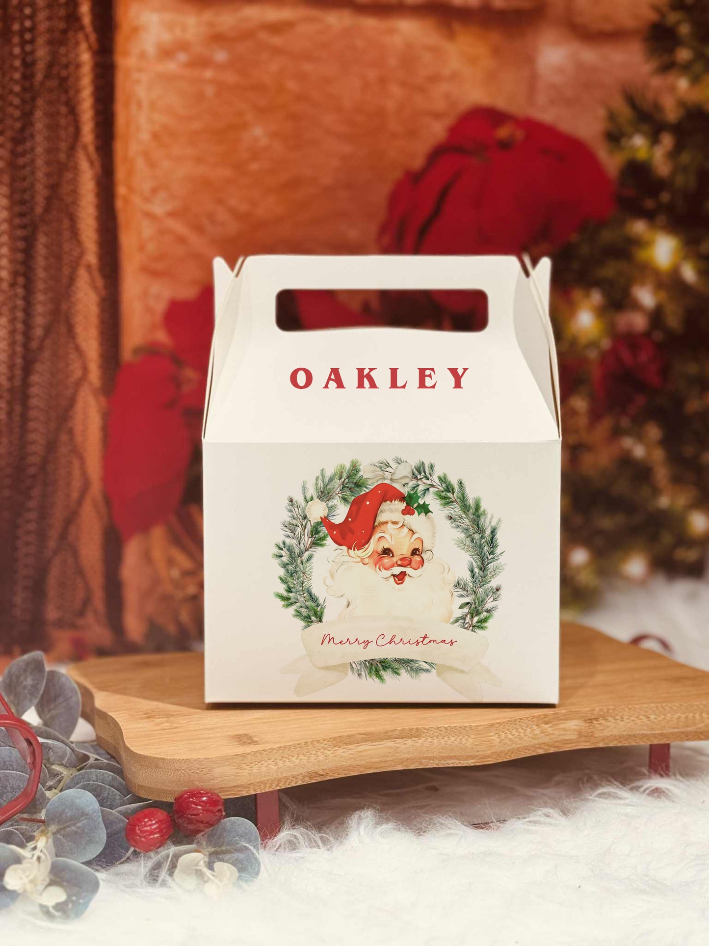 Personalised Christmas eve night treats / snack box