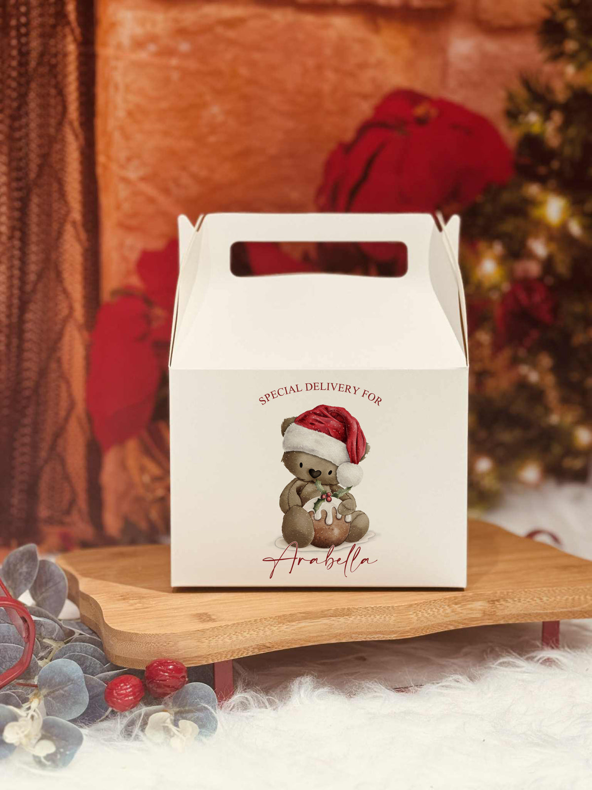 Personalised Christmas eve night treats / snack box