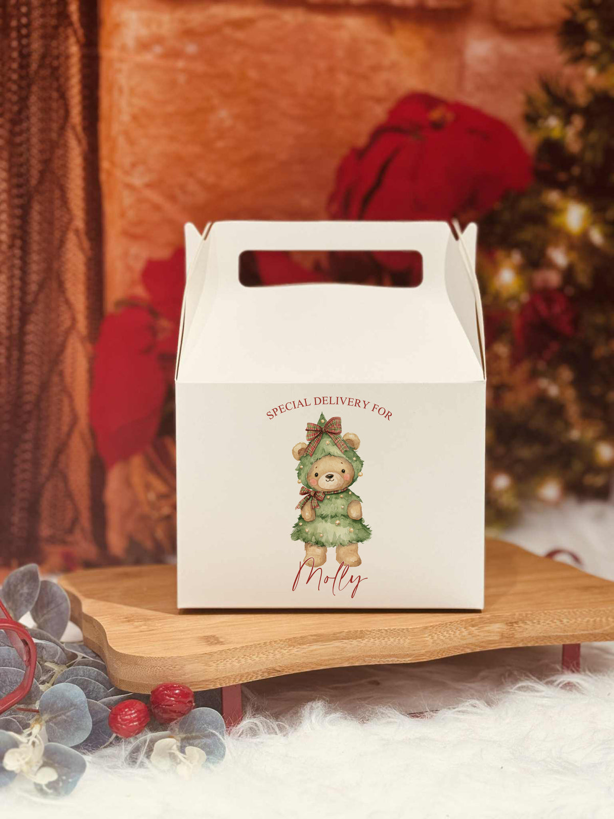 Personalised Christmas eve night treats / snack box