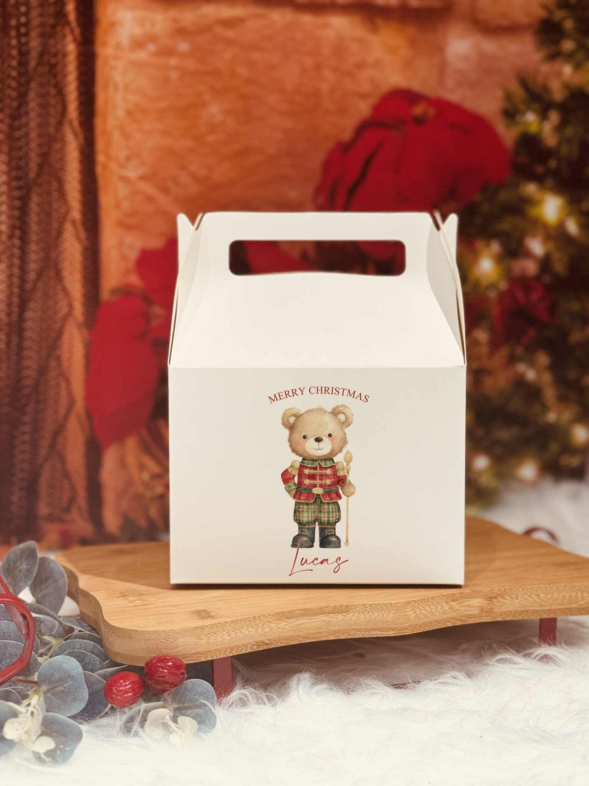 Personalised Christmas eve night treats / snack box