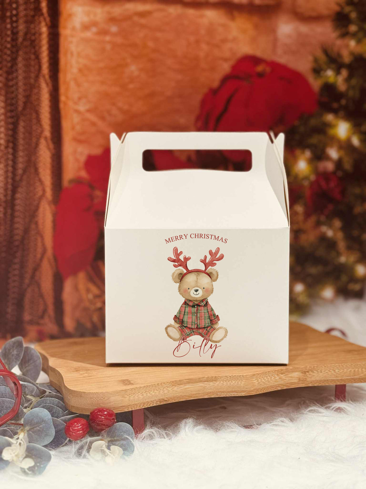 Personalised Christmas eve night treats / snack box