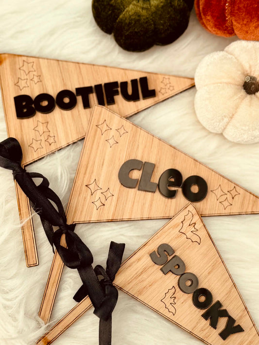 Personalised Halloween Flag