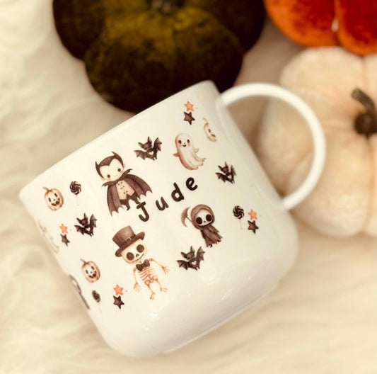 Personalised Little Halloween 6oz Kids unbreakable Mug