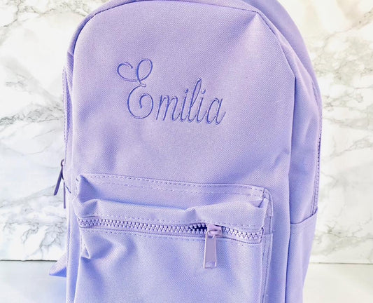 Embroidered Name Back Pack