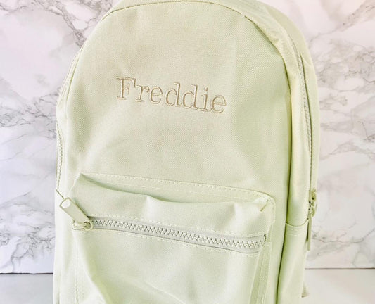 Embroidered Block Name Kids Back Pack