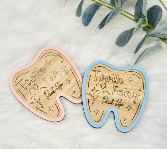Tooth fairy pick up tray - engraved