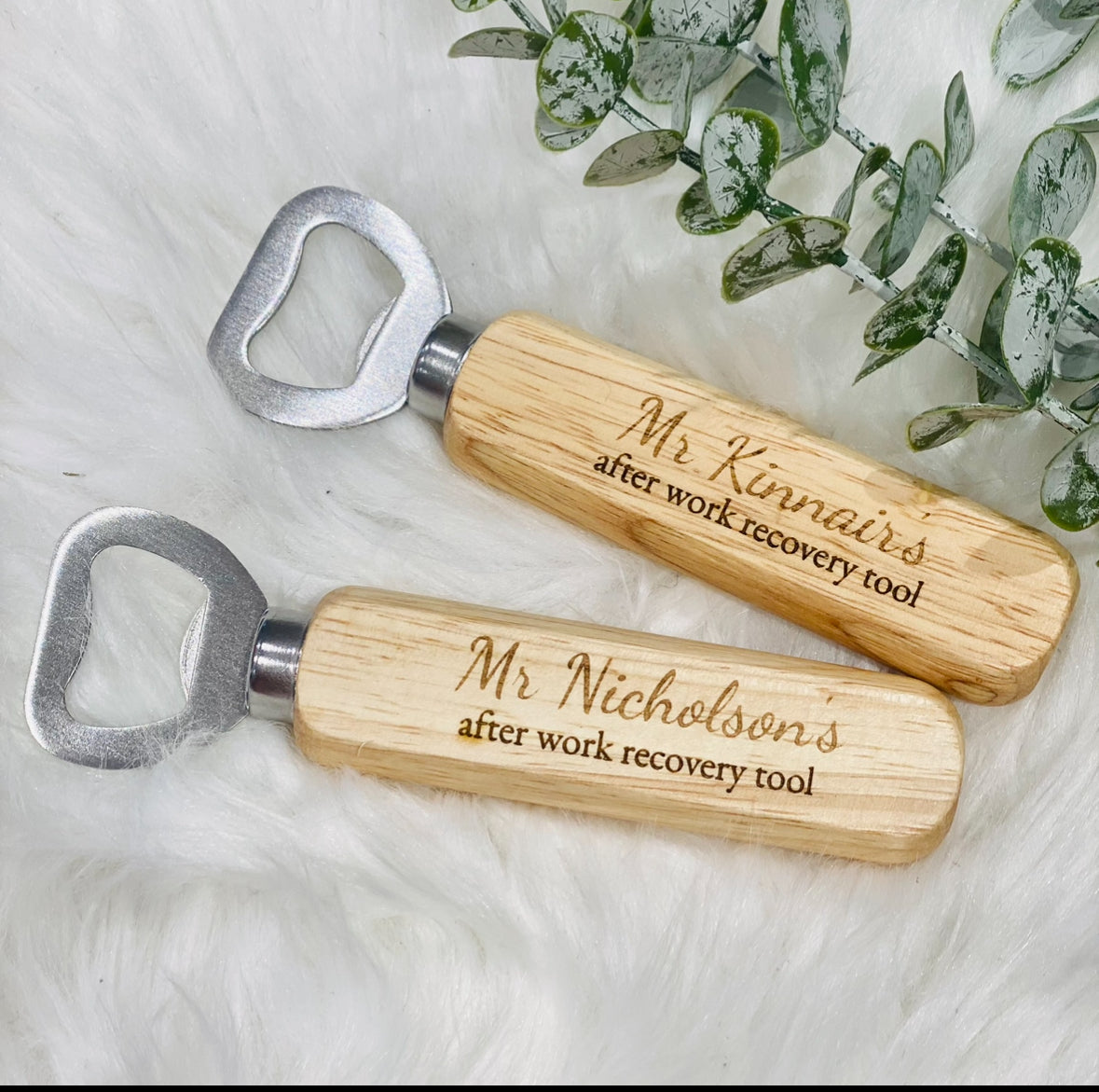 Personalised bottle opener - Teacher after work recover tool
