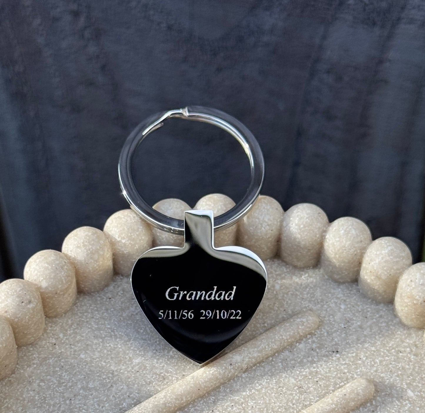 Engraved Keyring -  Personalised with your wording