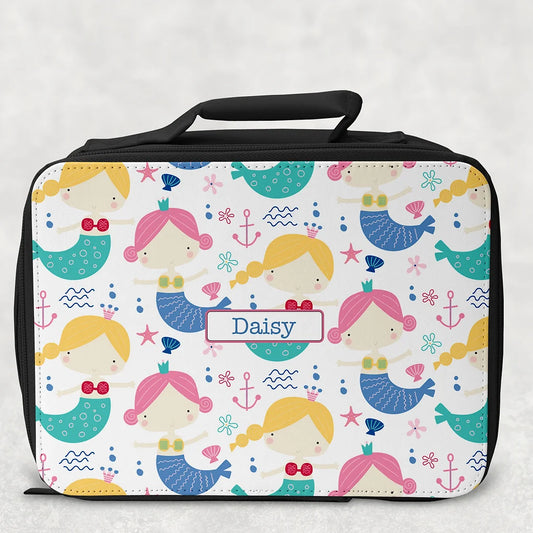 Personalised Lunch Bag - Mermaid theme.