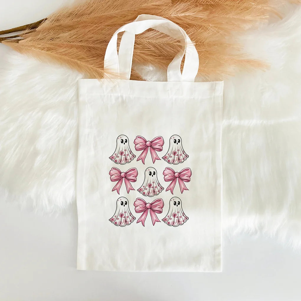Ghost Coquette Trick or treat kids mini tote  Bag