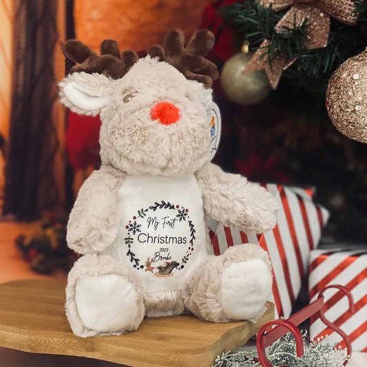 Reindeer Christmas Teddy - My first christmas
