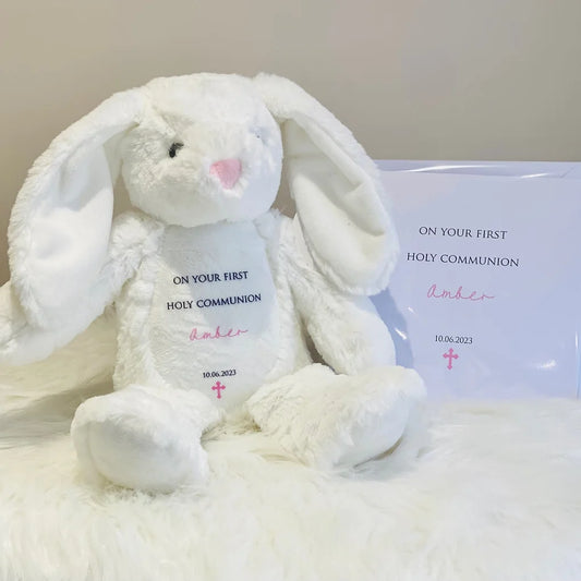 Personalised teddy and matching card