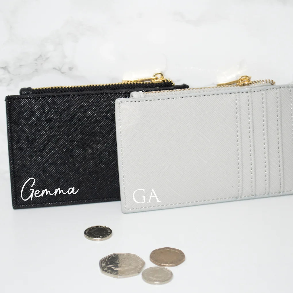 Boutique Coin purse / Card Holder - Grey