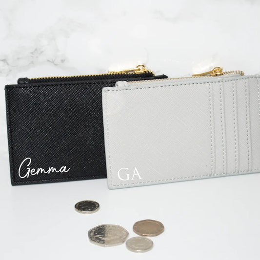 Boutique Coin purse / Card Holder - Grey