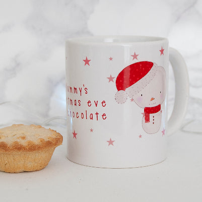 Christmas Eve Mug - Personalised - Christmas hot chocolate mug