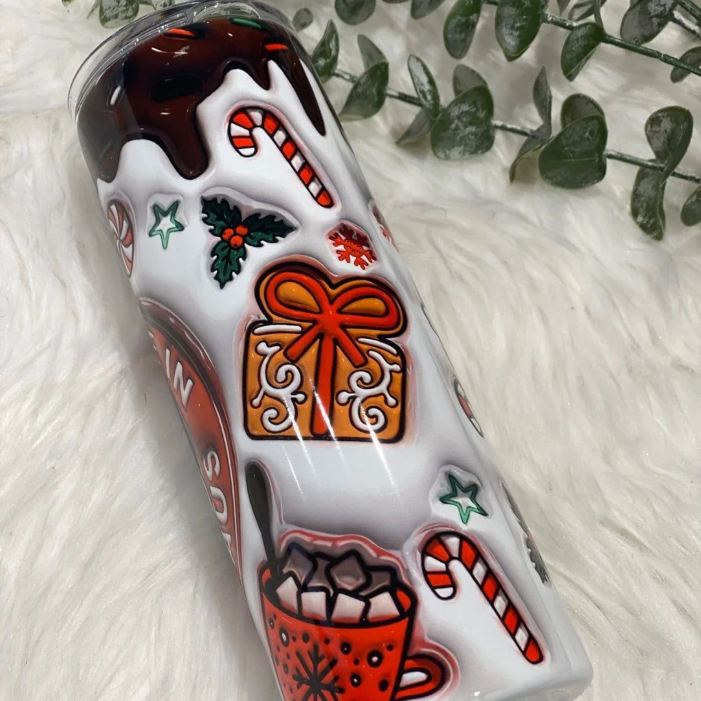 I believe in santa claus 20oz tumbler