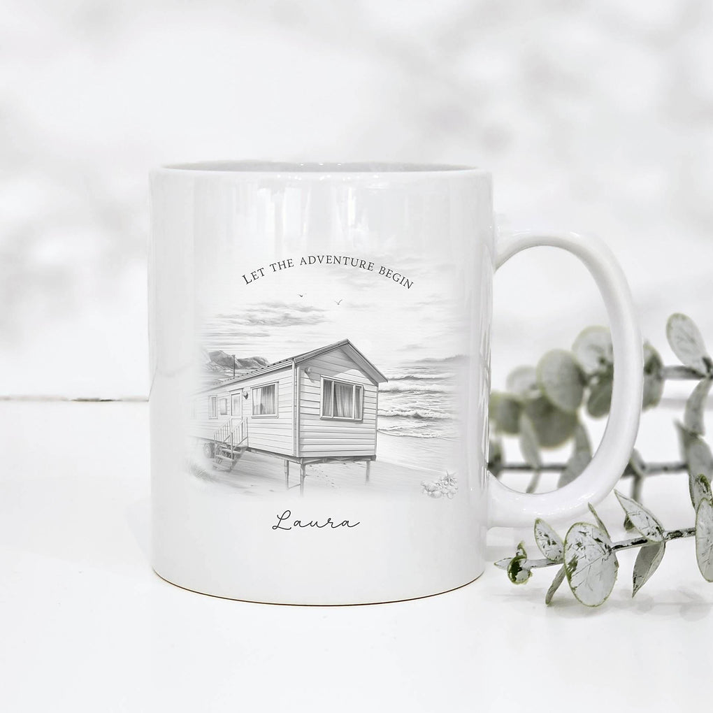 Personalised Caravan Mug - Motorhome - Static Caravan Mug