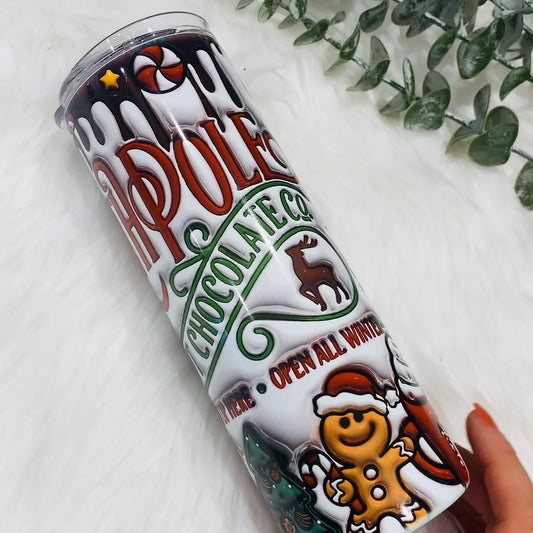 North Pole Hot Chocolate Co 20 oz tumbler