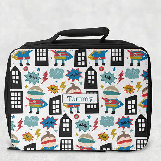 Personalised Lunch Bag - Super Hero  theme.