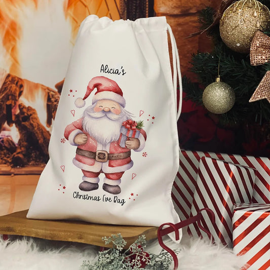 Personalised Christmas eve bag - Santa Design