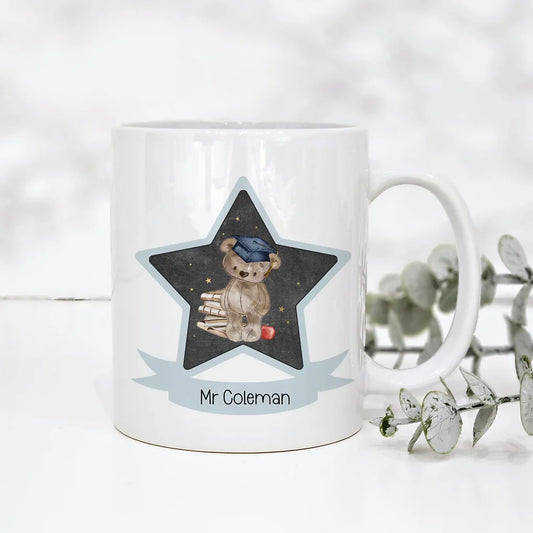 Personalised Teacher gift - Teacher Bear 11oz Mug
