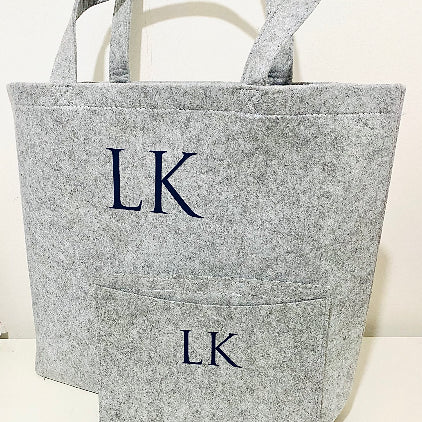 Personalised Felt Shopper Bag
