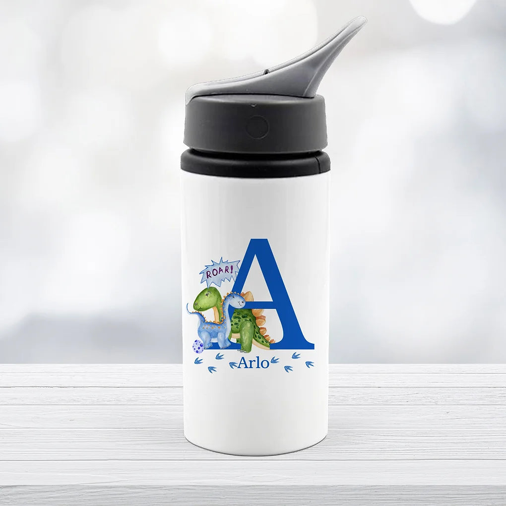Personalised Bottle Dinosaur theme