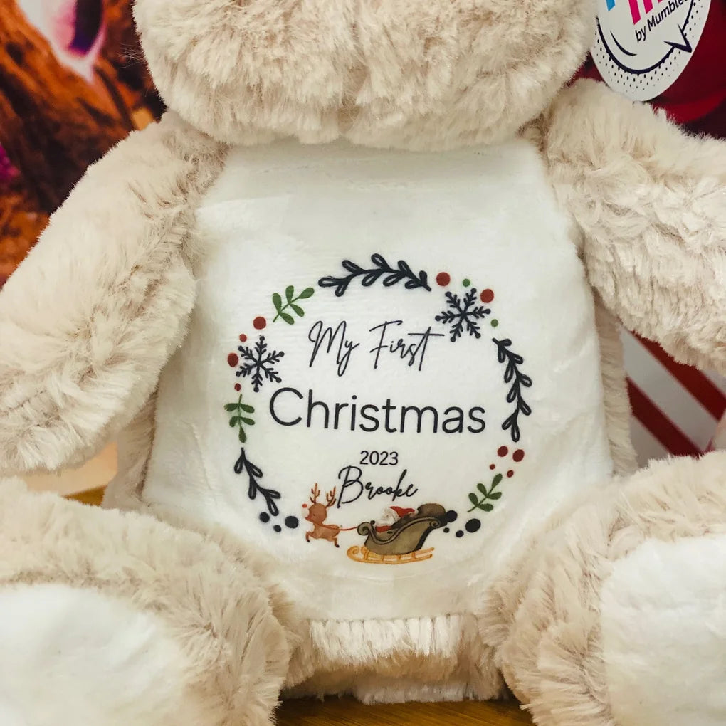 Reindeer Christmas Teddy - My first christmas