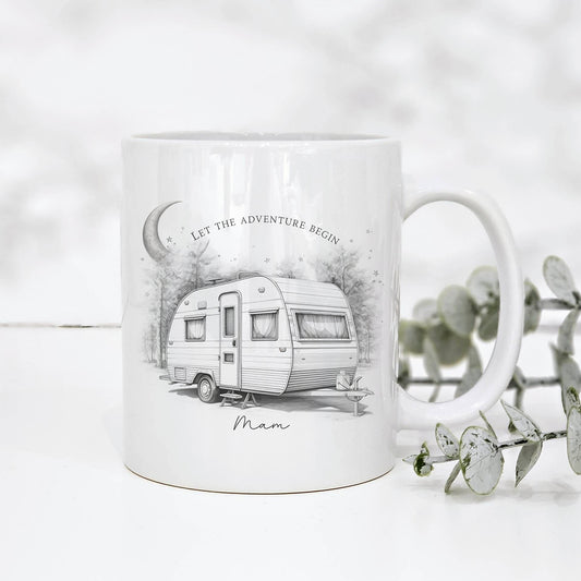 Personalised Caravan Mug - Motorhome - Static Caravan Mug
