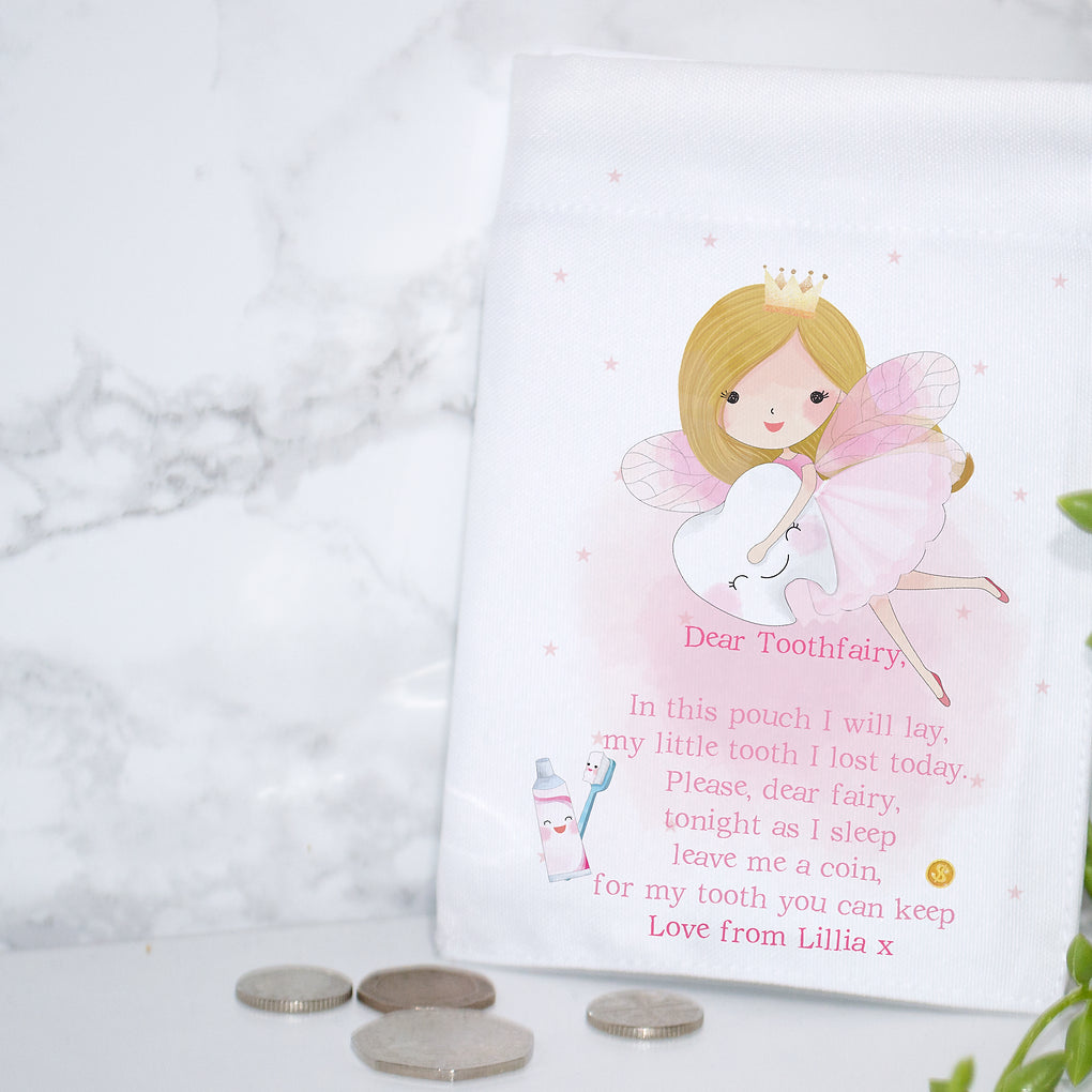 Personalised Tooth fairy Bag