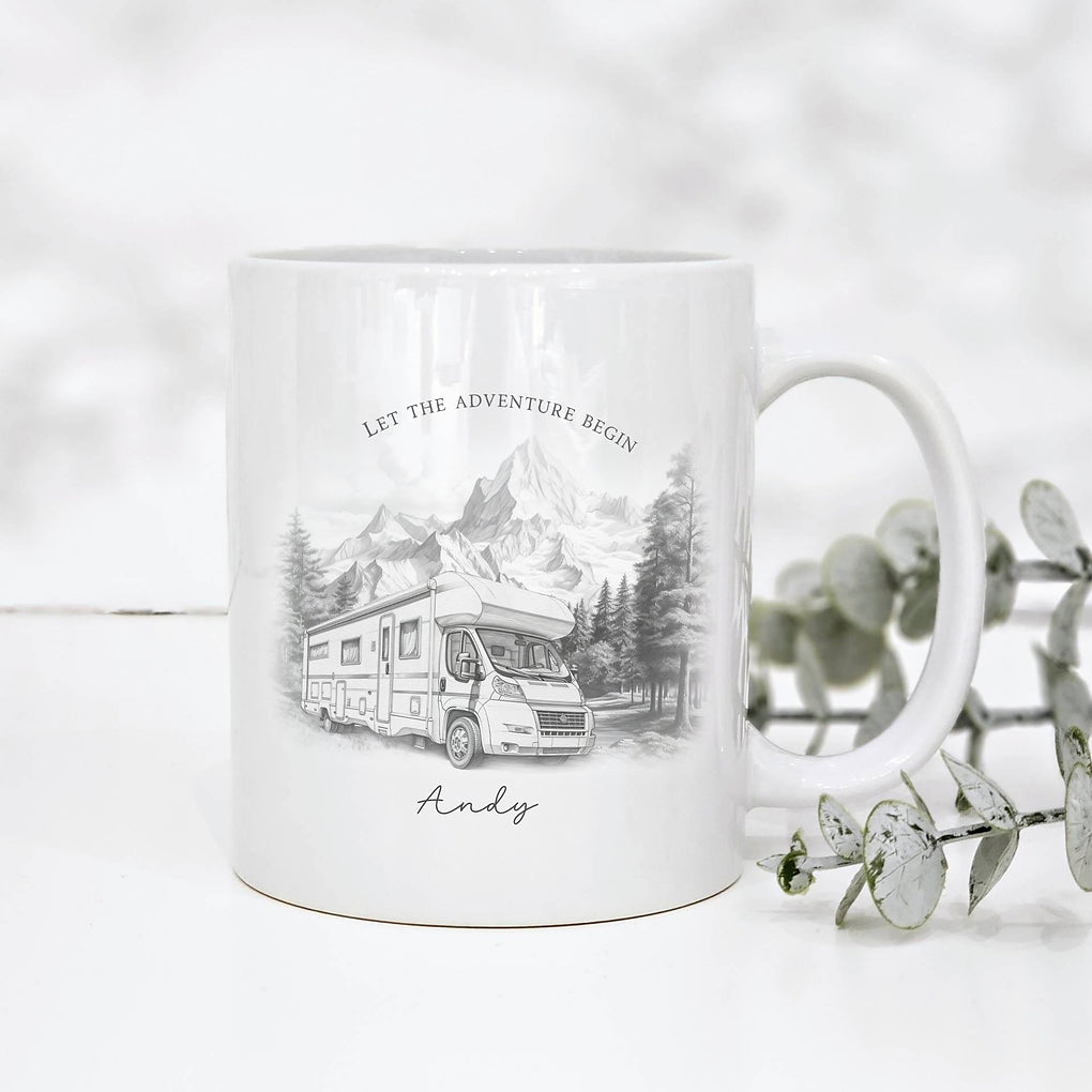 Personalised Caravan Mug - Motorhome - Static Caravan Mug