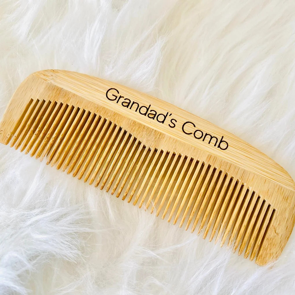 Personalised Bamboo Comb