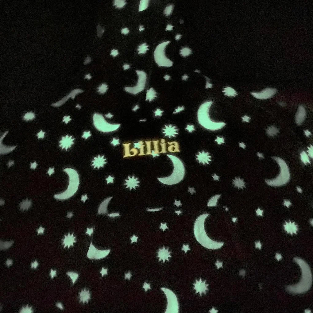 Personalised snuggly glow in the dark hoody with embroidered name