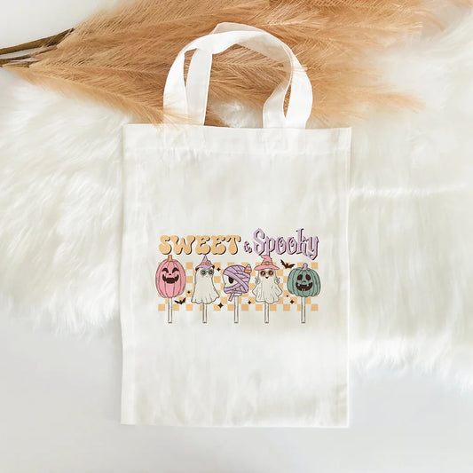 Sweet & Spooky Trick or treat kids mini tote  Bag