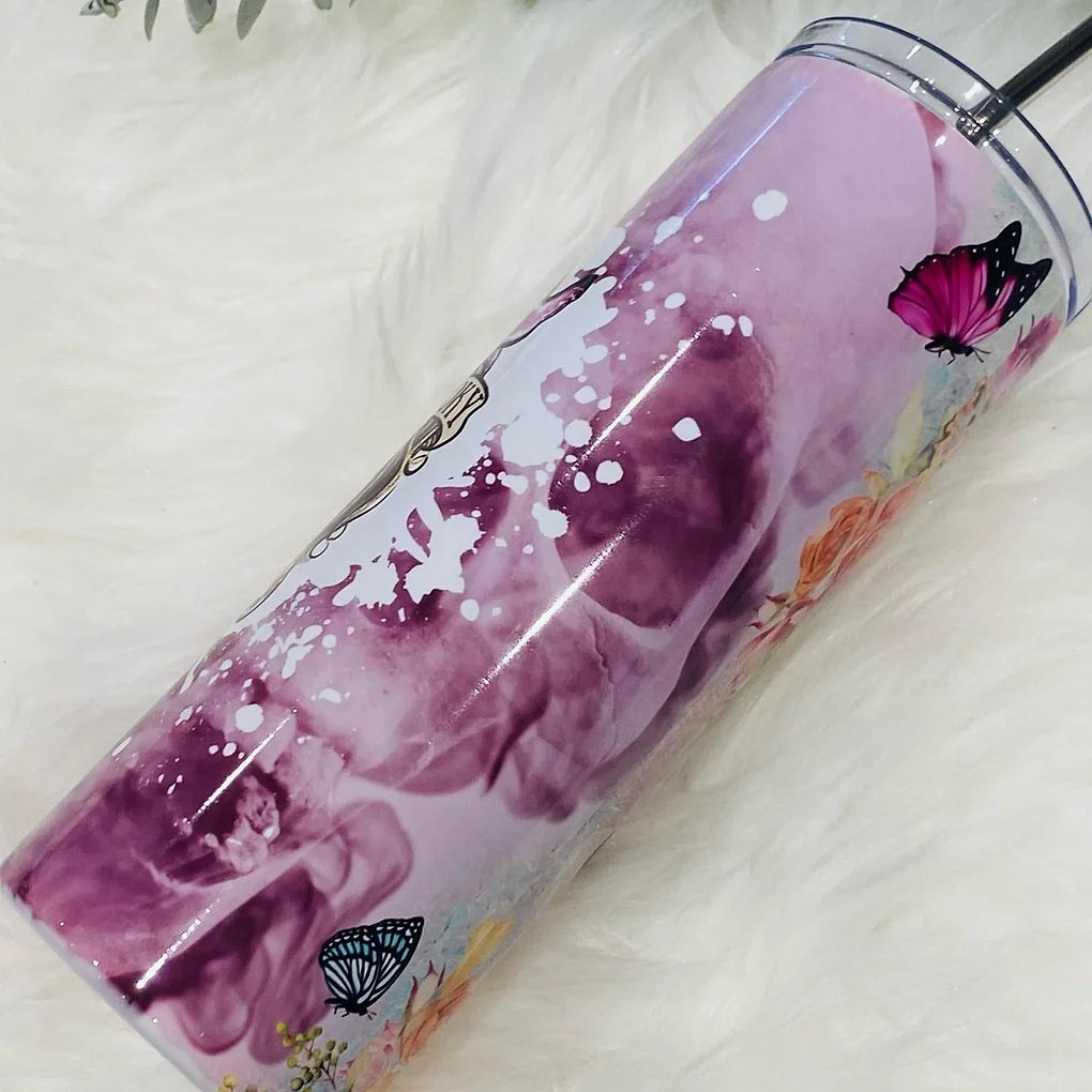 Sorta spooky sorta sweet Halloween insulated tumbler